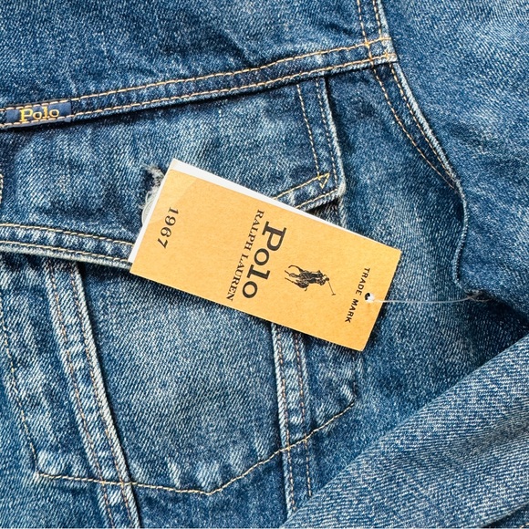 Ralph Lauren Mens Denim Jacket Size XL - Picture 8 of 9